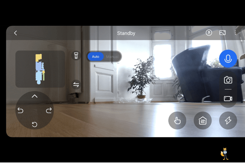 Live Bilder von der Wohnung sind in der Dreame L20 Ultra App zu sehen.